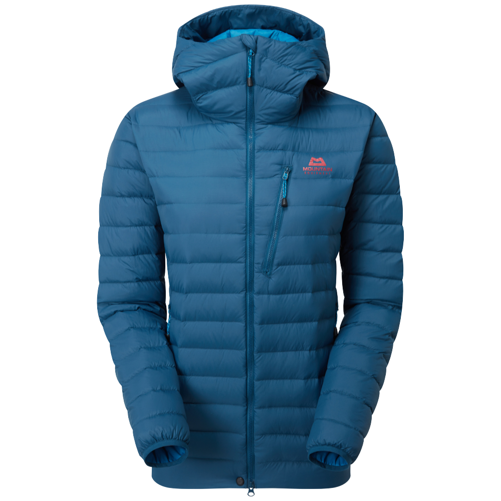 Mountain Equipment Earthrise Hooded Jacket Women'S Barva: Majolica Blue, Velikost: 16/XL
