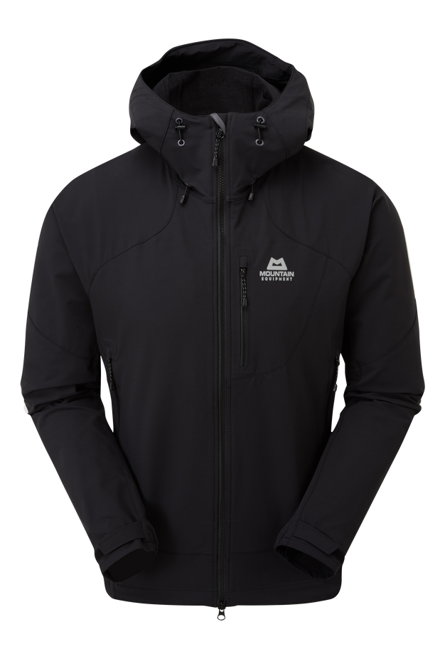 Mountain Equipment pánská softshellová bunda Frontier Hooded Jacket Barva: black, Velikost: M