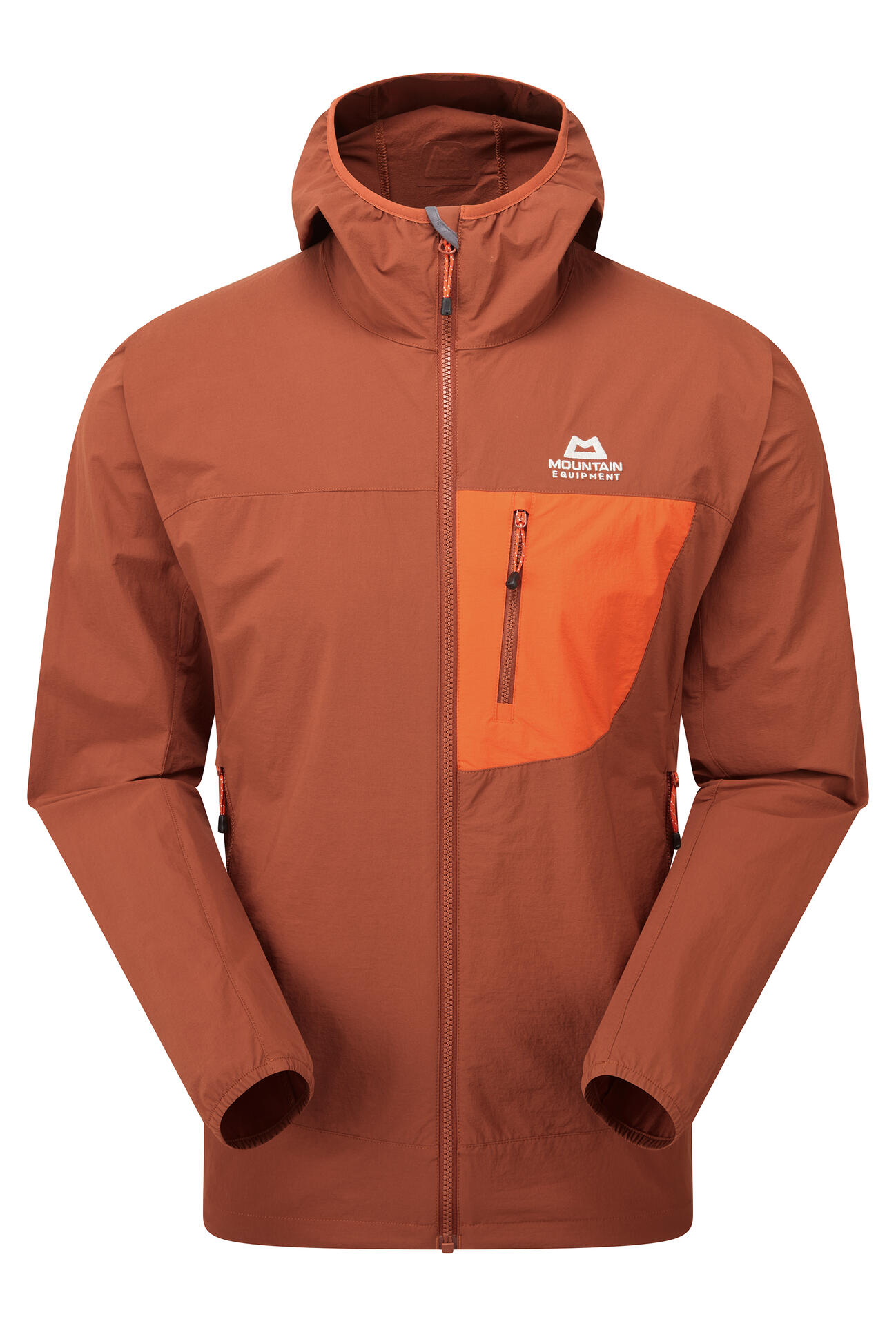Mountain Equipment Echo Hooded Jacket Men'S Barva: Burnt Henna/Cardinal Orange, Velikost: L