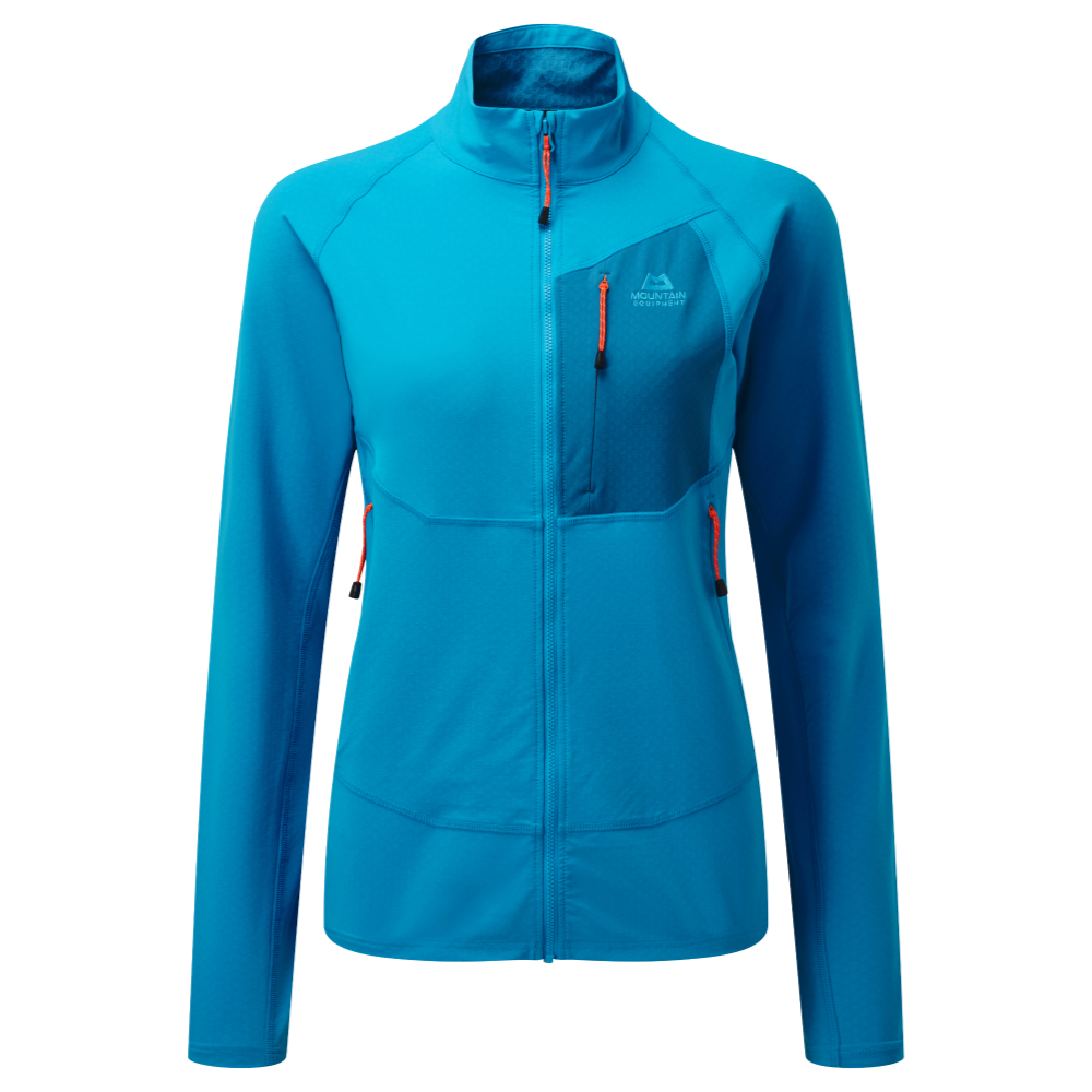 Mountain equipment dámská softshellová bunda Arrow Wmns Jacket Barva: Surf Blue, Velikost: 14/L