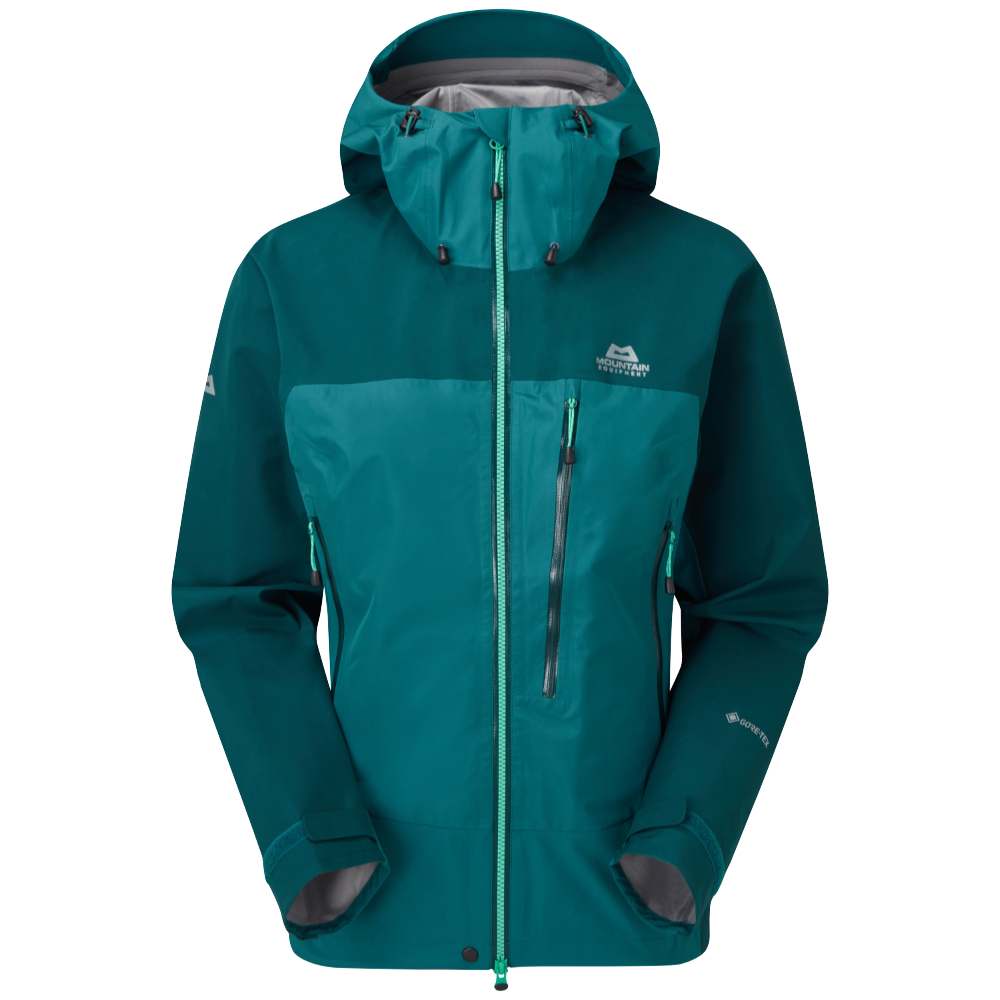 Mountain Equipment dámská nepromokavá bunda Makalu Wmns Jacket Barva: Spruce/Deep Teal, Velikost: 8/XS