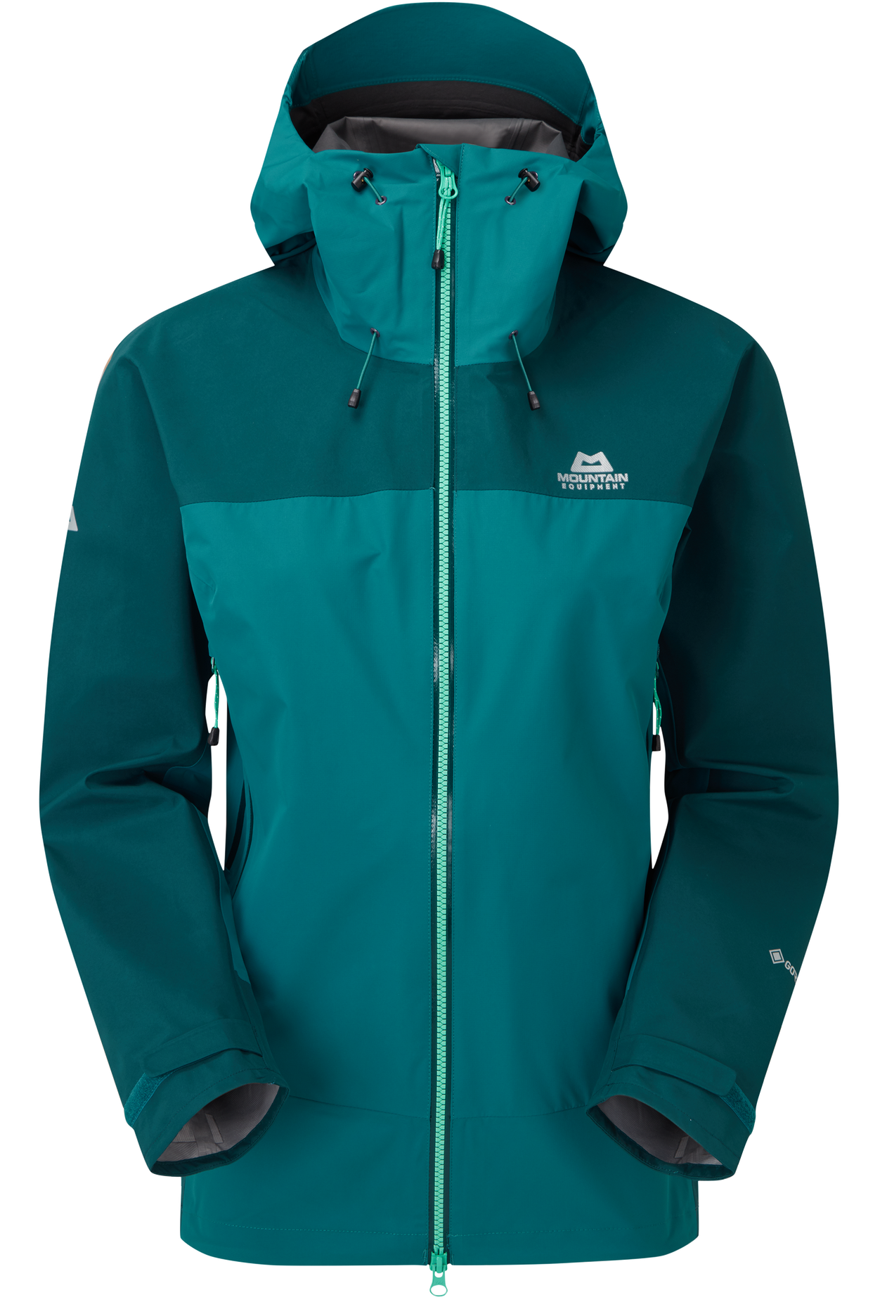 Mountain equipment dámská nepromokavá bunda Saltoro Wmns Jacket Barva: Mykonos/Majolica, Velikost: 8/XS