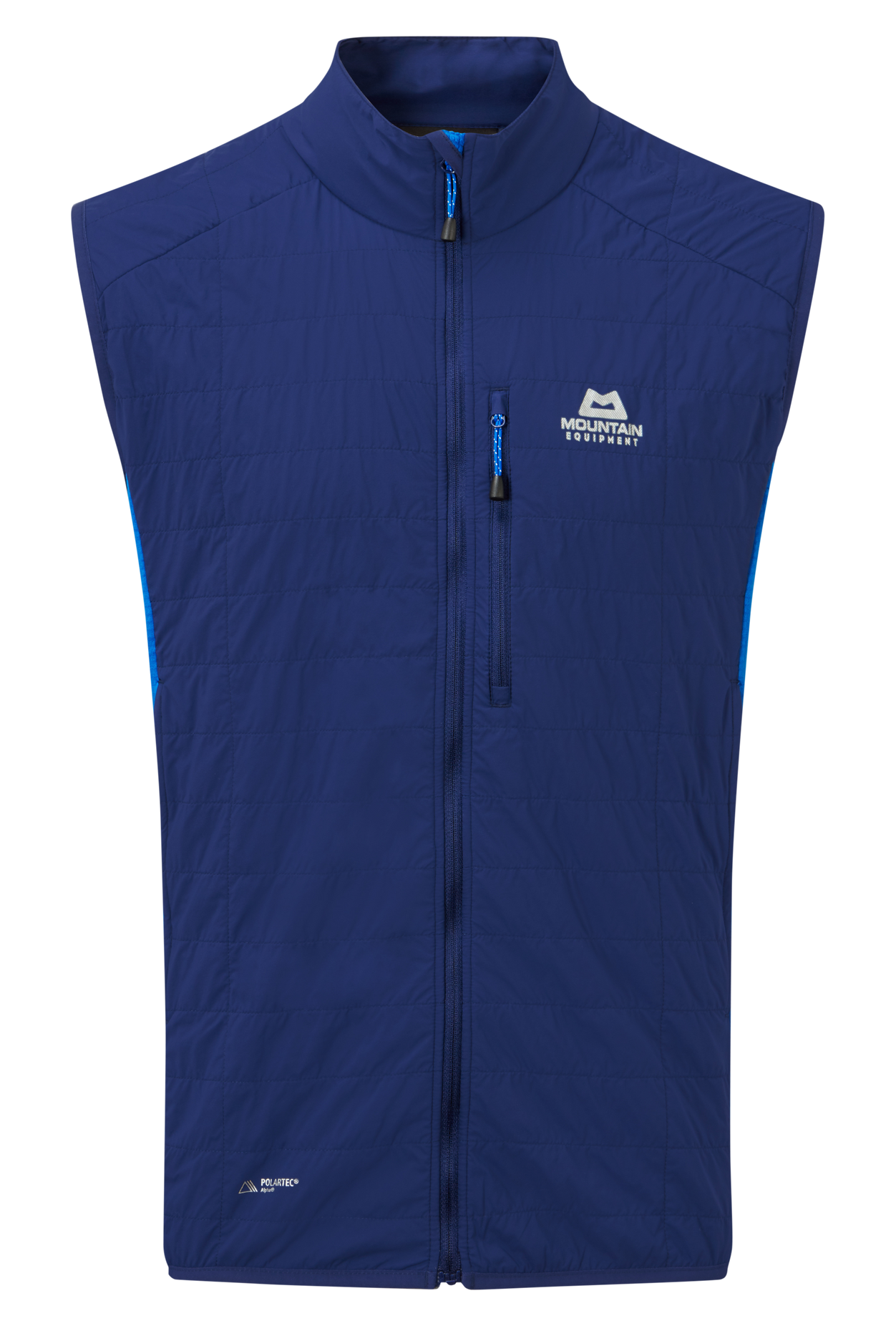 Mountain Equipment pánská hybridní vesta Switch Vest Barva: Medieval/Lapis Blue, Velikost: M