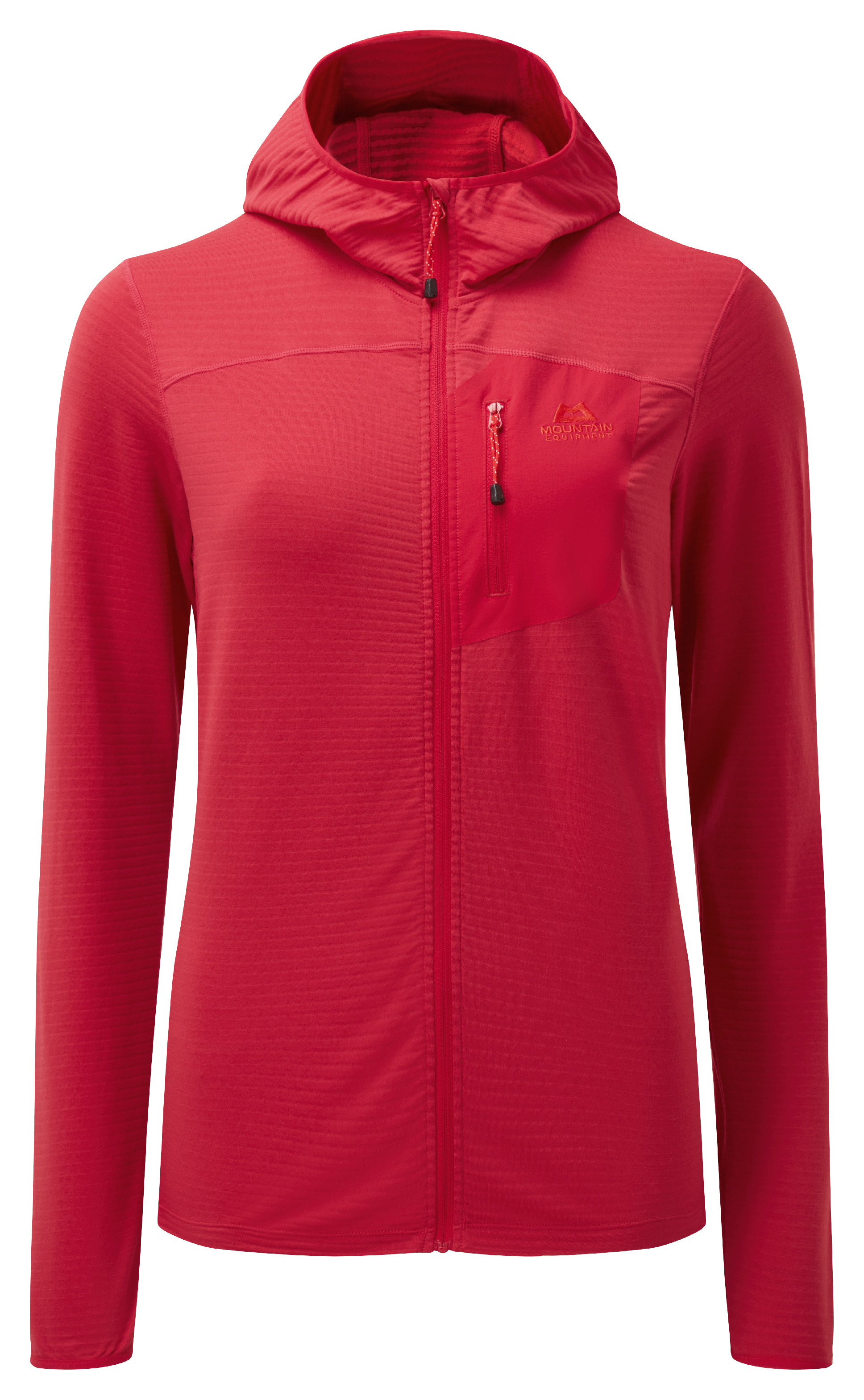 Mountain Equipment Lumiko Hooded Jacket Women'S Barva: Capsicum Red, Velikost: 8/XS