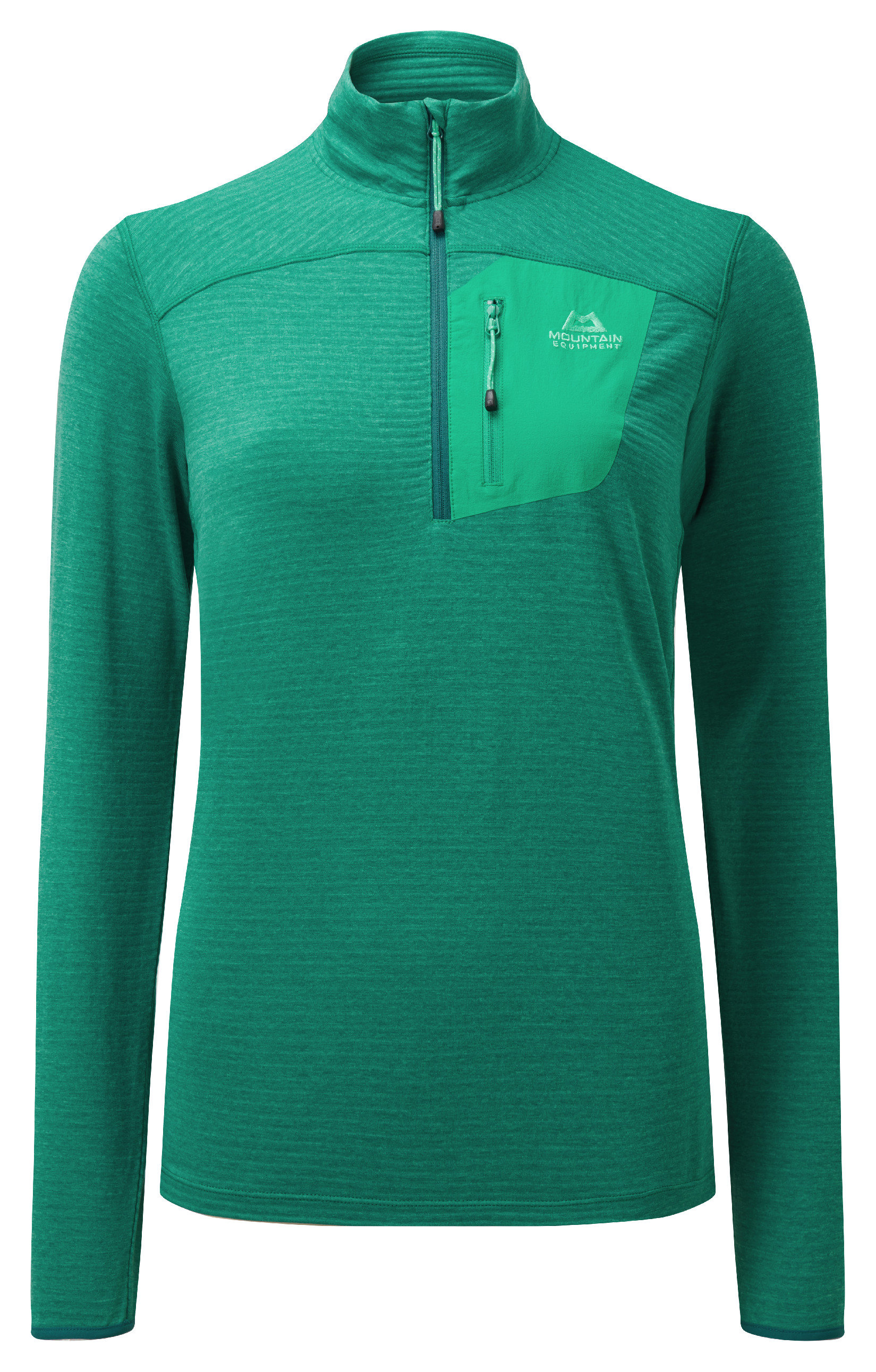 Mountain equipment dámská mikina Lumiko Wmns Zip T Barva: Spruce/Deep Green, Velikost: 10/S