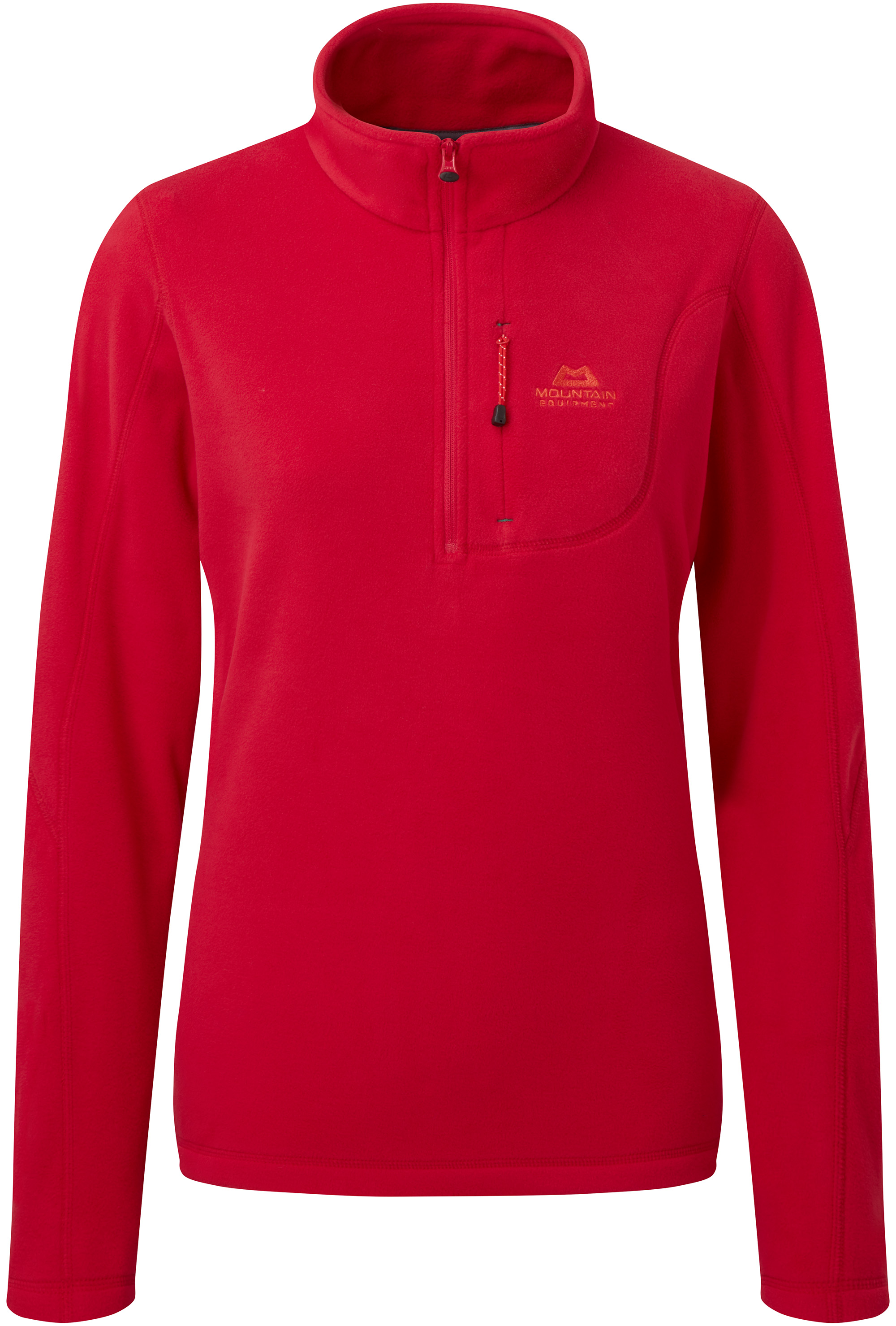 Mountain Equipment dámská mikina Micro Wmns zip T Barva: Capsicum Red, Velikost: 12/M