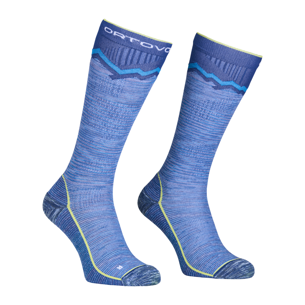 Ortovox pánské ponožky Tour Long Socks M Barva: Mountain blue, Velikost: 42/44