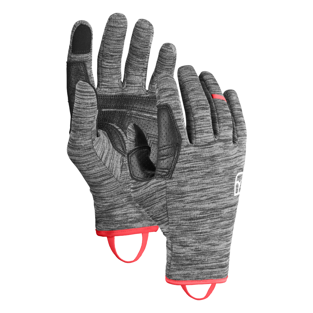Ortovox dámské rukavice Fleece Light Glove W Barva: black steel, Velikost: M