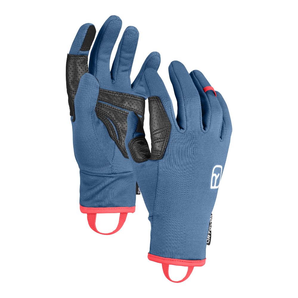 Ortovox dámské rukavice Fleece Light Glove W Barva: Mountain blue, Velikost: XS