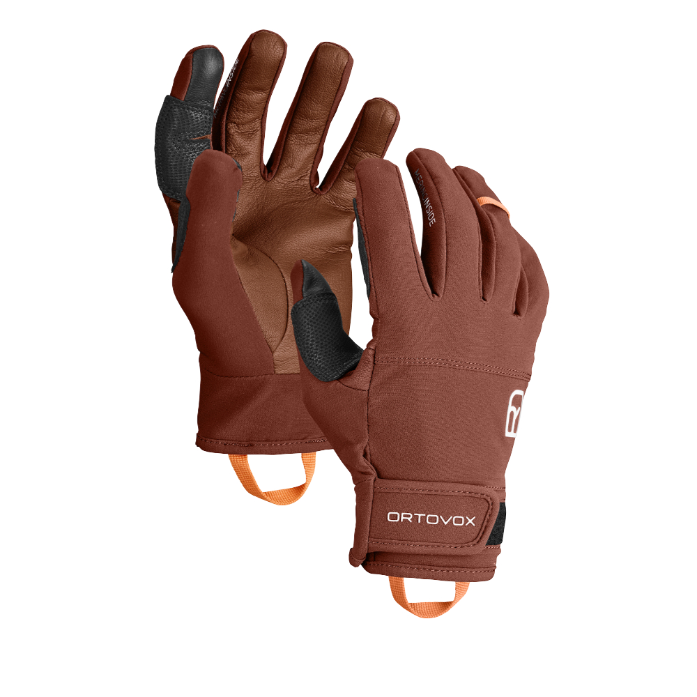 Ortovox rukavice Tour Light Glove M Barva: clay orange, Velikost: L