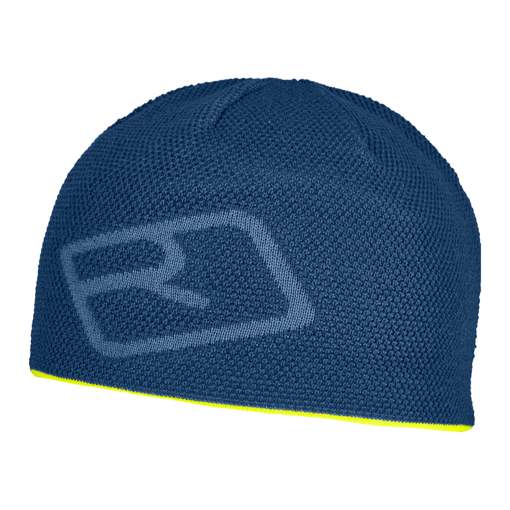 Ortovox čepice Merino Logo Knit Beanie Barva: petrol blue