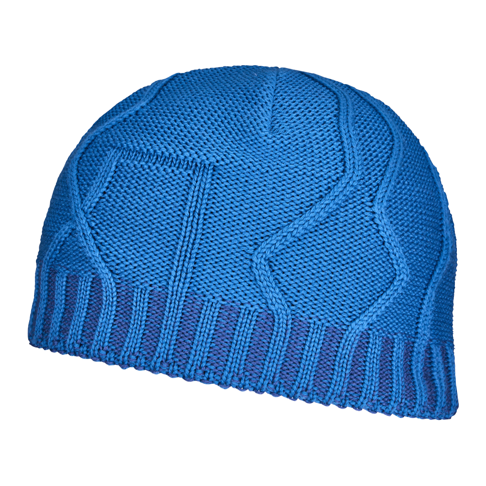 Ortovox čepice Merino Tangram Knit Beanie Barva: Mountain blue