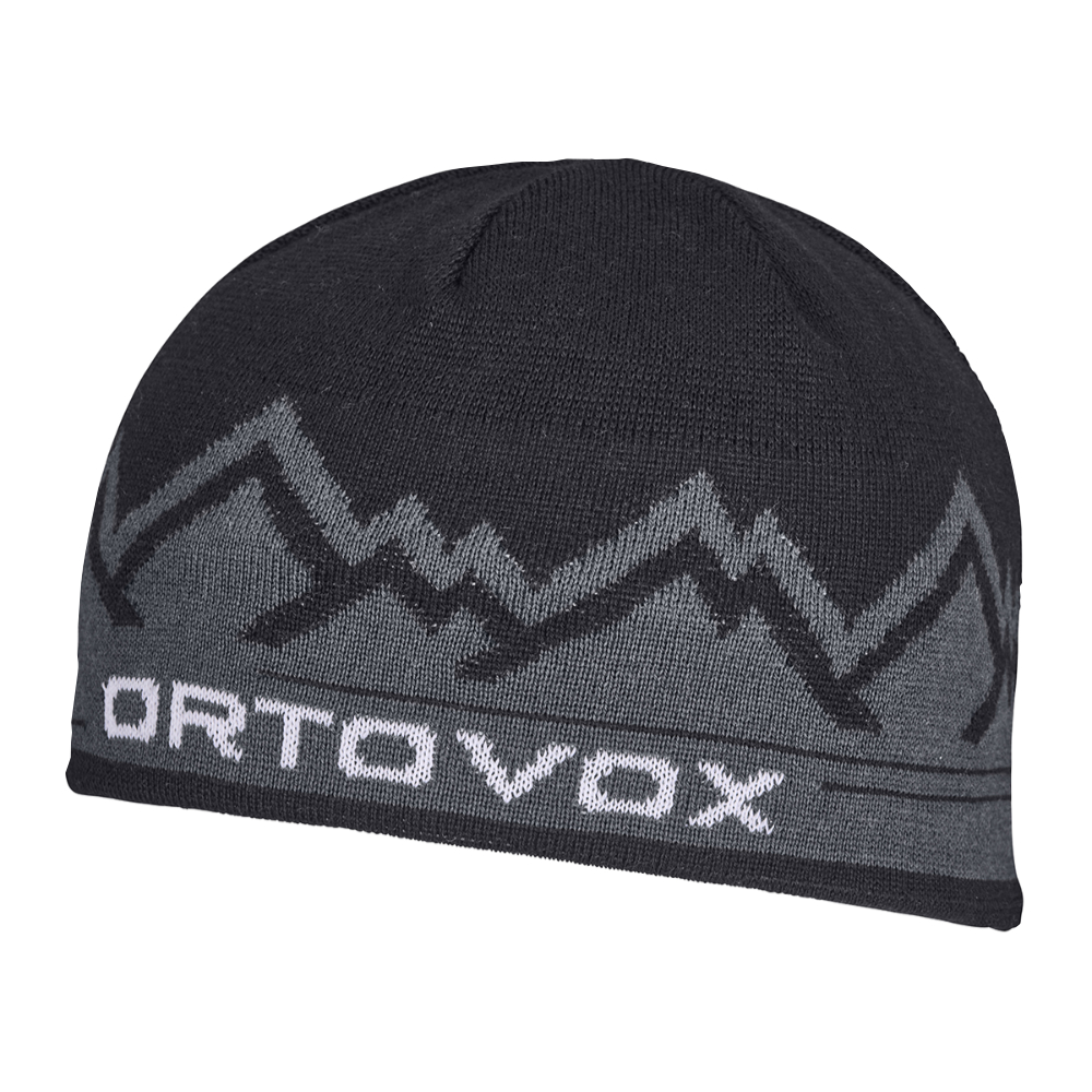 Ortovox čepice Peak Beanie Barva: black raven