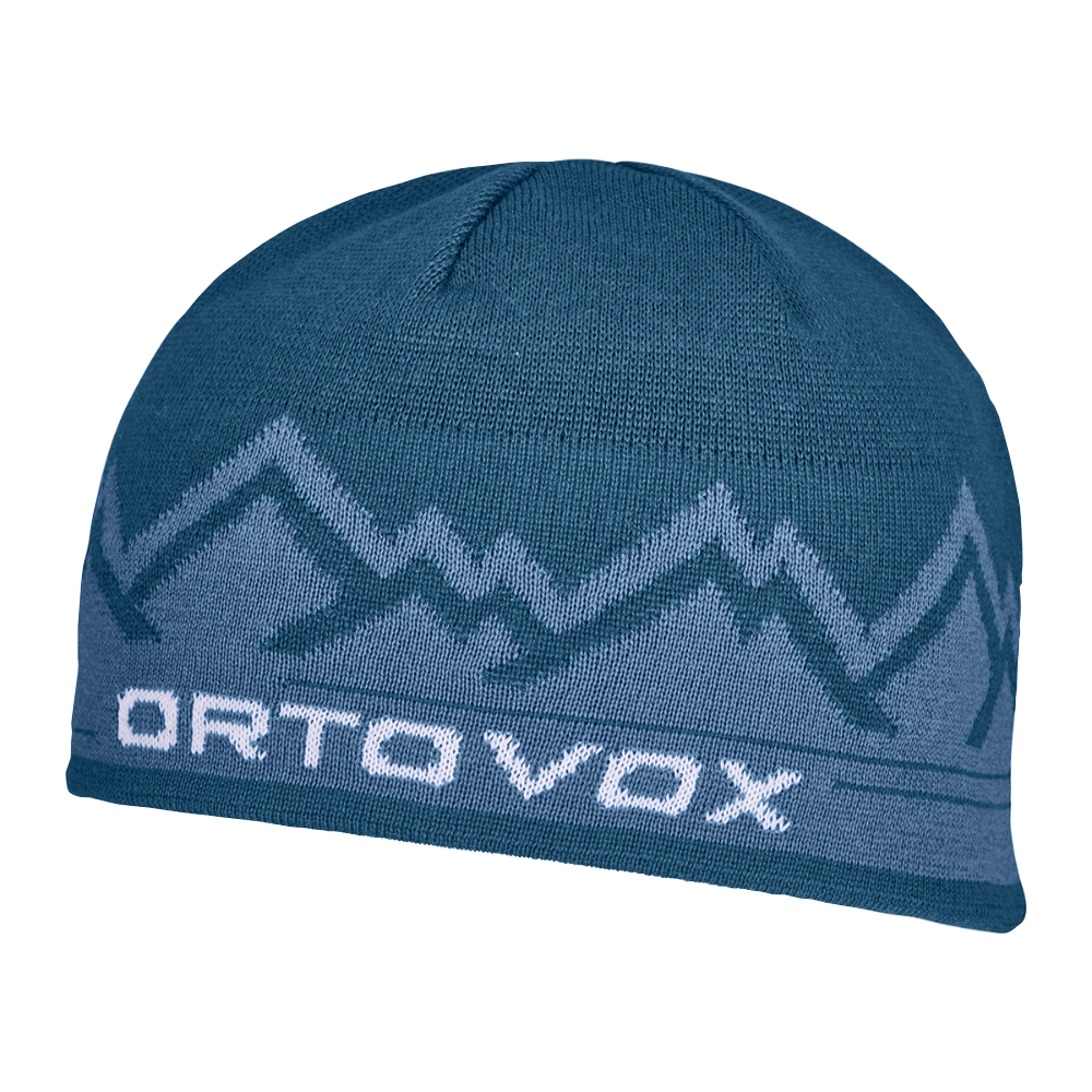Ortovox čepice Peak Beanie Barva: petrol blue