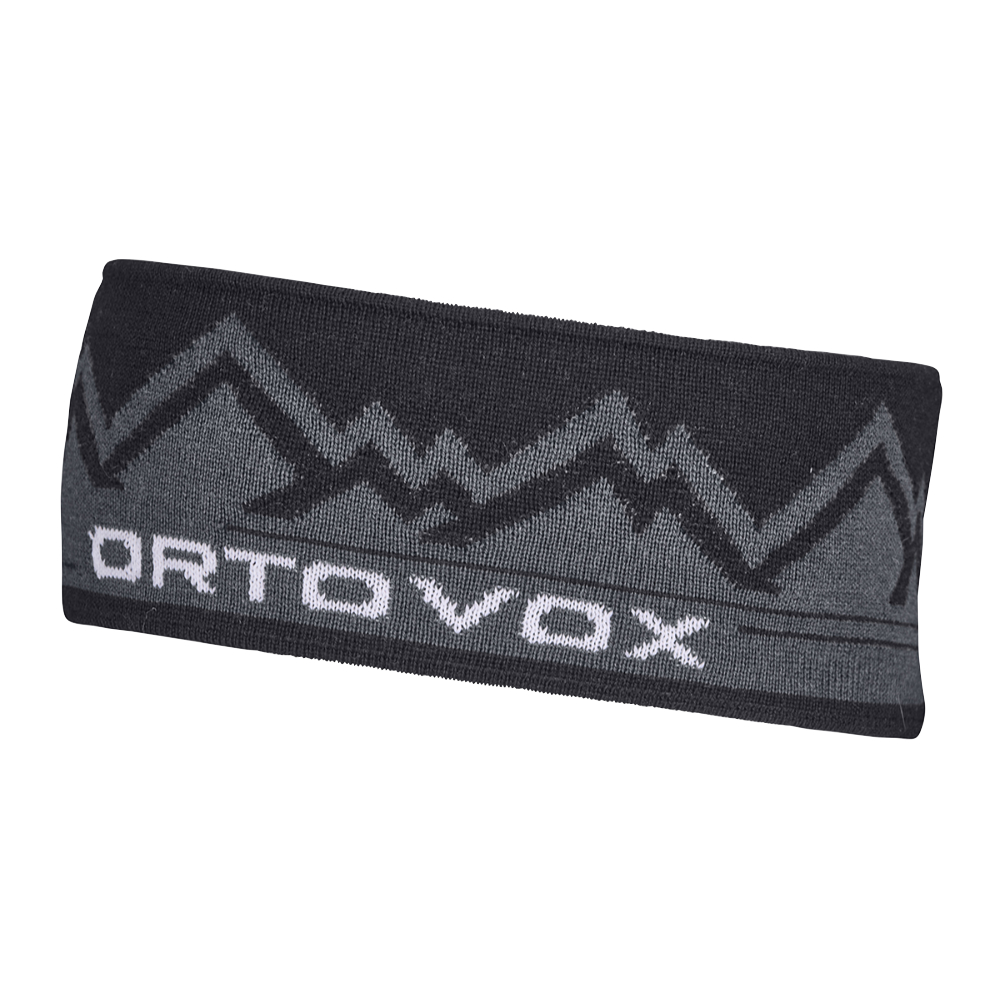 Ortovox čelenka Peak Headband Barva: black raven