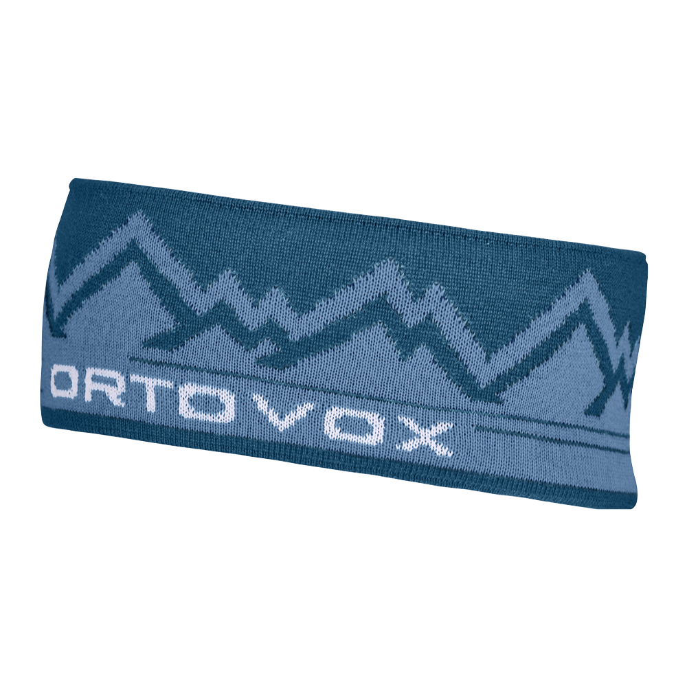 Ortovox čelenka Peak Headband Barva: petrol blue
