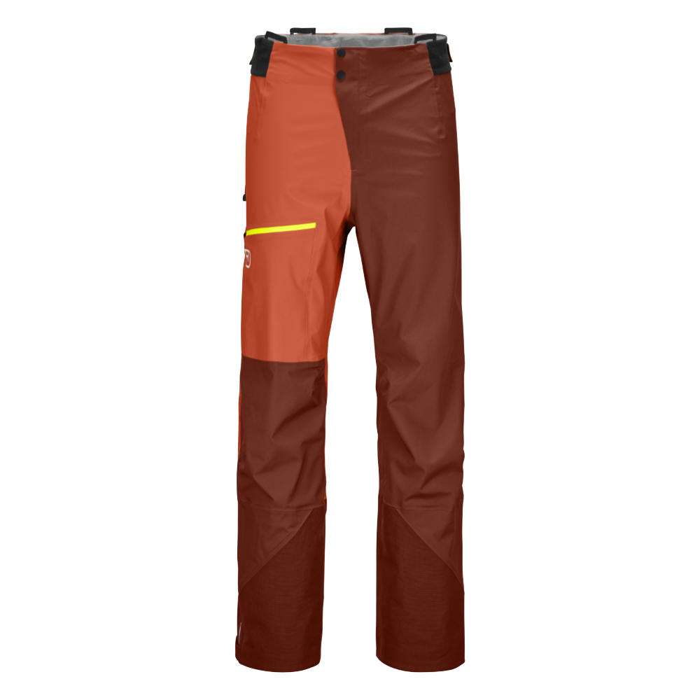 Ortovox pánské nepromokavé kalhoty 3L Ortler Pants M Barva: clay orange, Velikost: XL