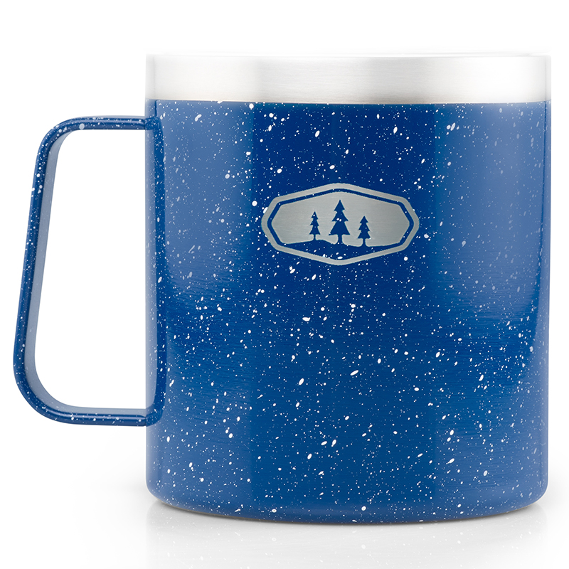 GSI Outdoors hrneček Glacier Stainless Camp Cup 444ml Barva: blue speckle