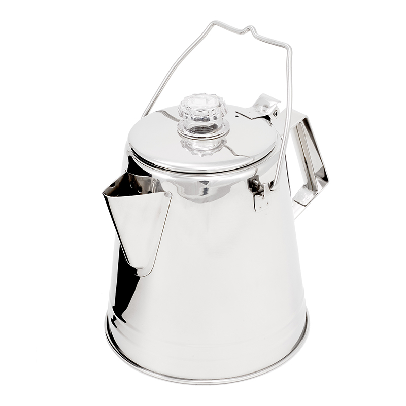 GSI Outdoors perkolátor Glacier Stainless Handle Percolator 2,1l