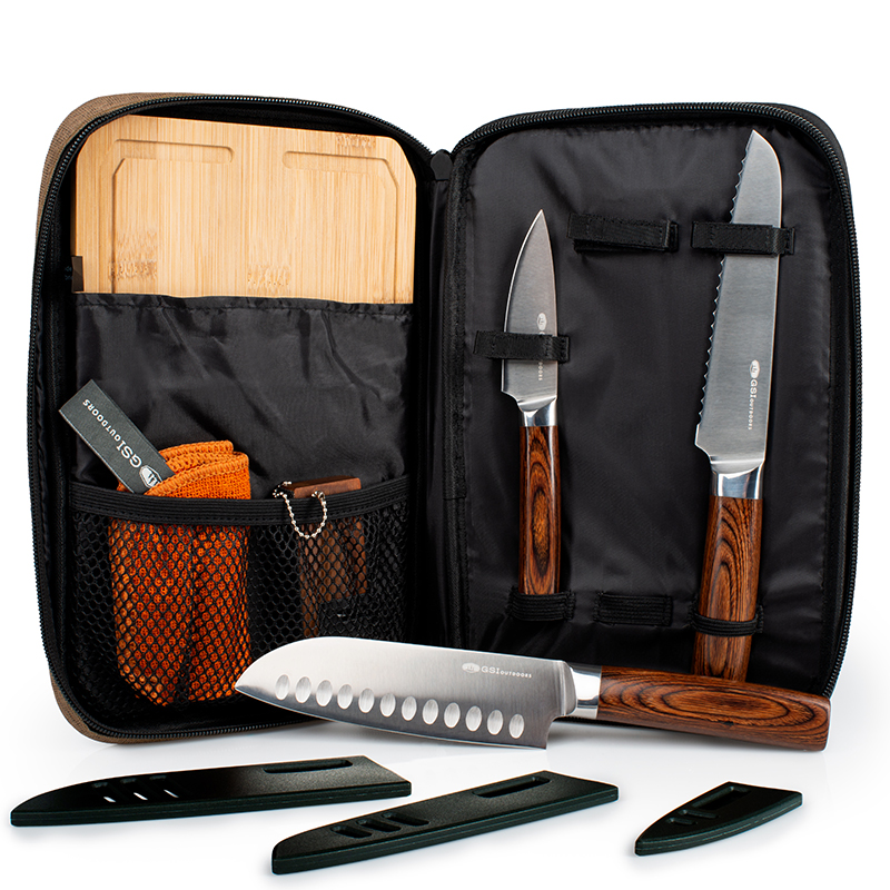 GSI Outdoors cestovní sada nožů Rakau Knife Set