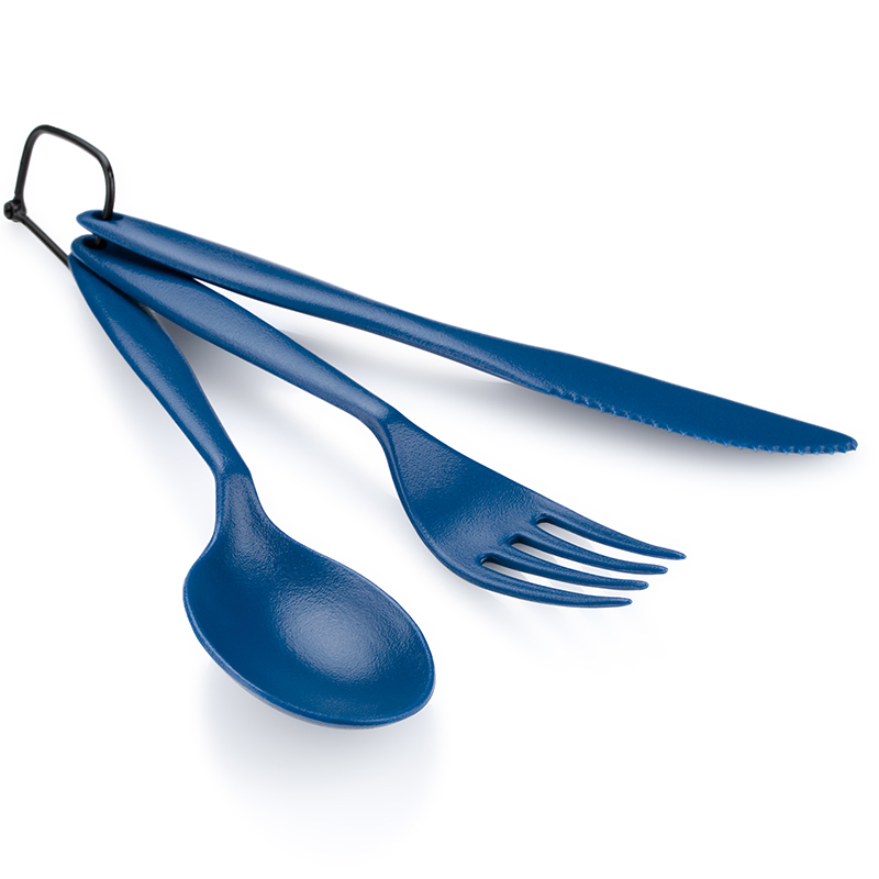 GSI Outdoors příborový set Tekk Cutlery Set Barva: blue