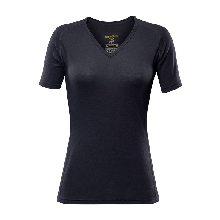 Devold dámské vlněné triko Breeze Woman T Shirt Barva: black, Velikost: XS