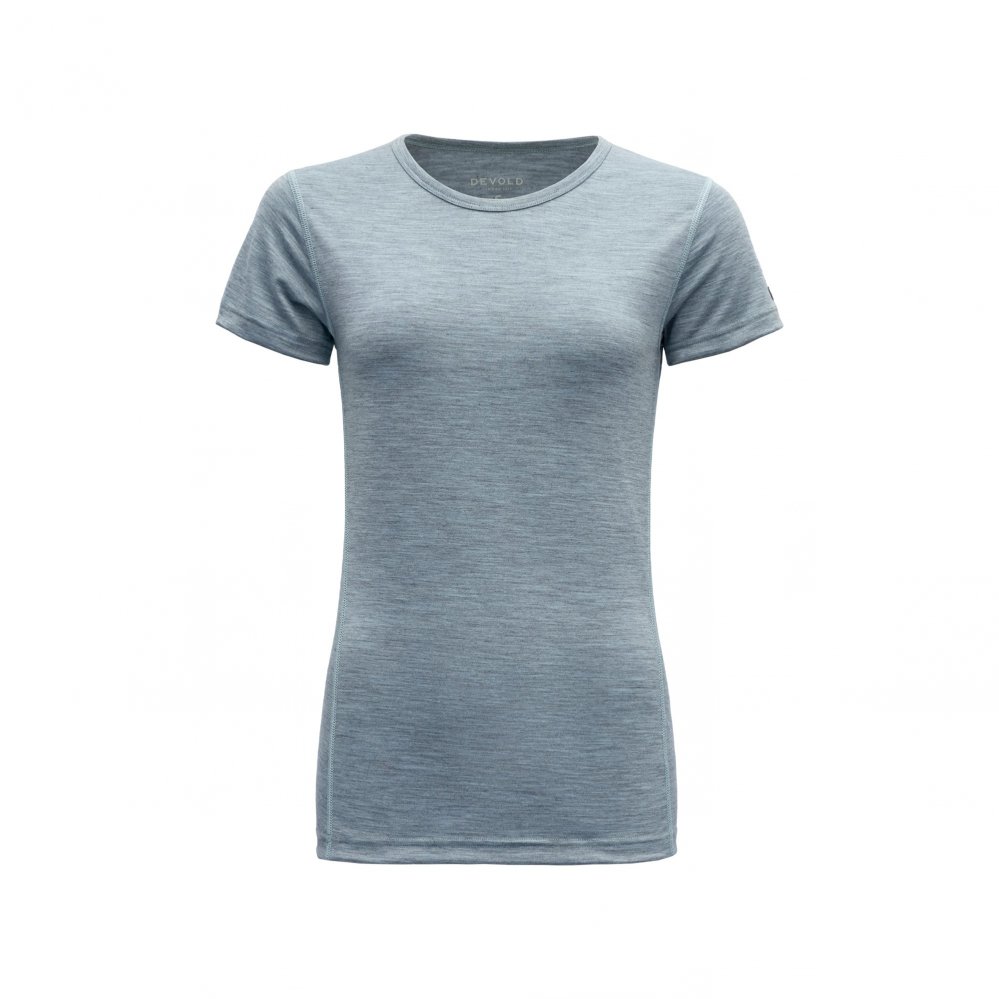 Devold dámské vlněné triko Breeze Woman T Shirt Barva: CAMEO MELANGE, Velikost: L