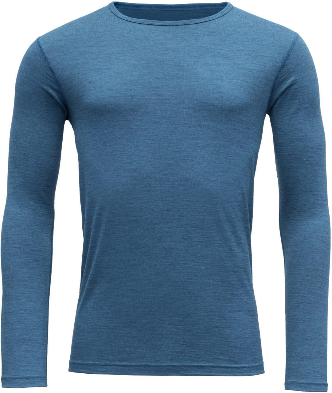 Devold pánské vlněné triko Breeze Man Shirt Barva: blue melange, Velikost: XL