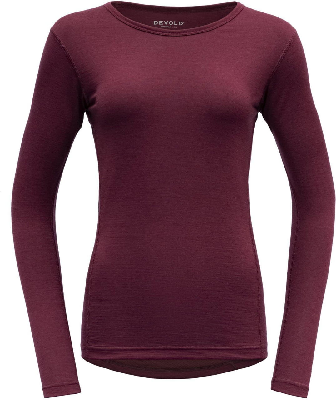 Devold dámské vlněné triko Breeze Woman Shirt Barva: beetroot, Velikost: XL