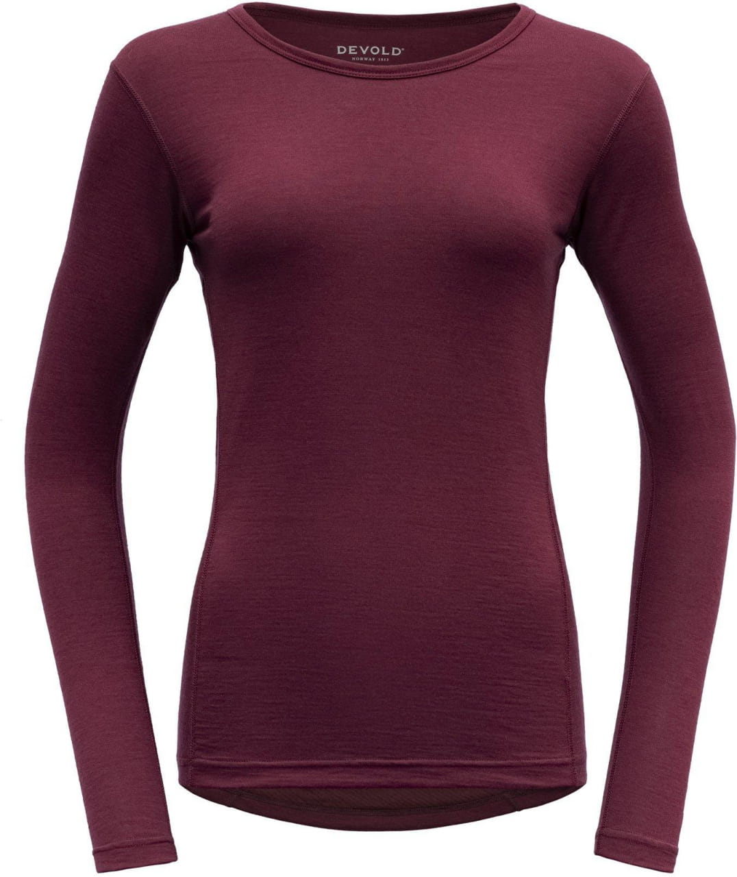 Devold dámské vlněné triko Breeze Woman Shirt Barva: beetroot, Velikost: M