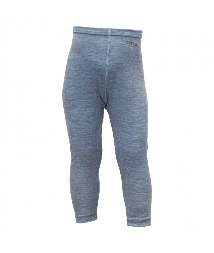 Devold dětské funkční legíny Breeze Baby Long Johns Barva: blue melange, Velikost: 86