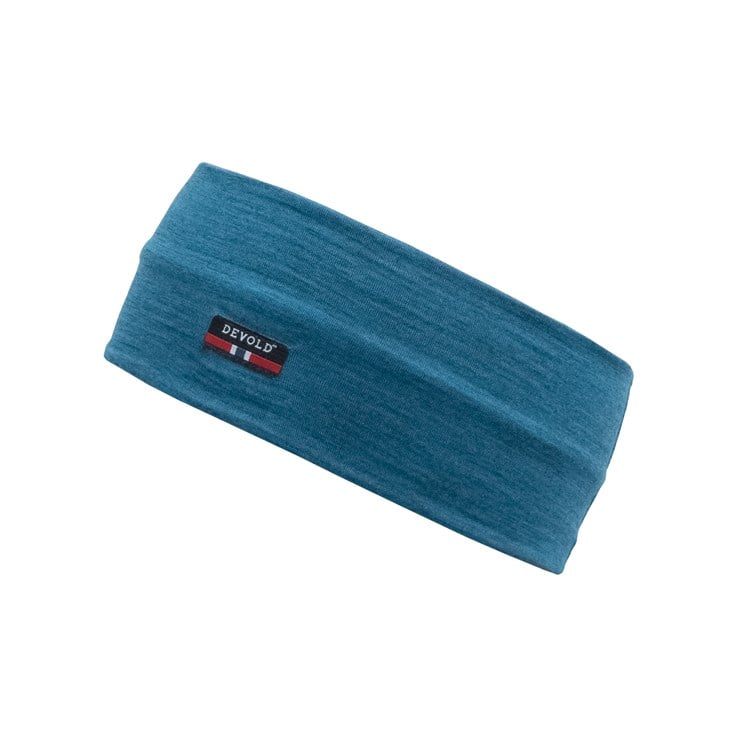 Devold čelenka Breeze Merino 150 Headband Barva: blue melange