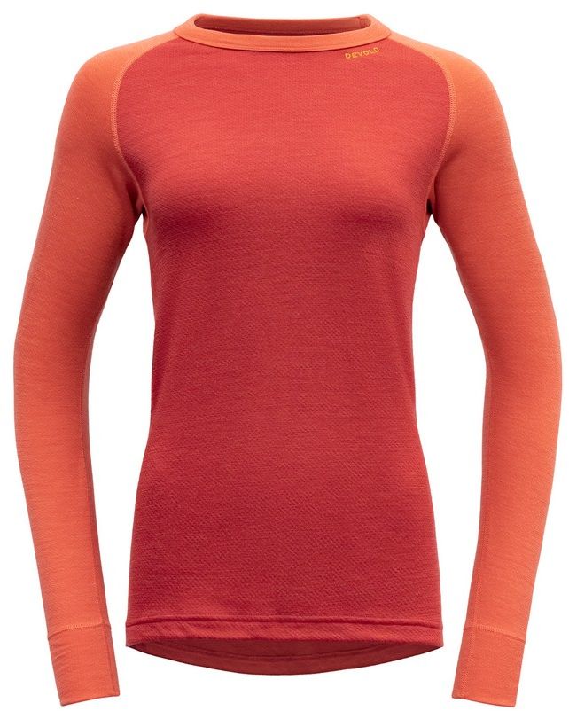 Devold dámské triko s dlouhým rukávem Expedition Merino 235 Shirt Barva: Beauty/Coral, Velikost: S