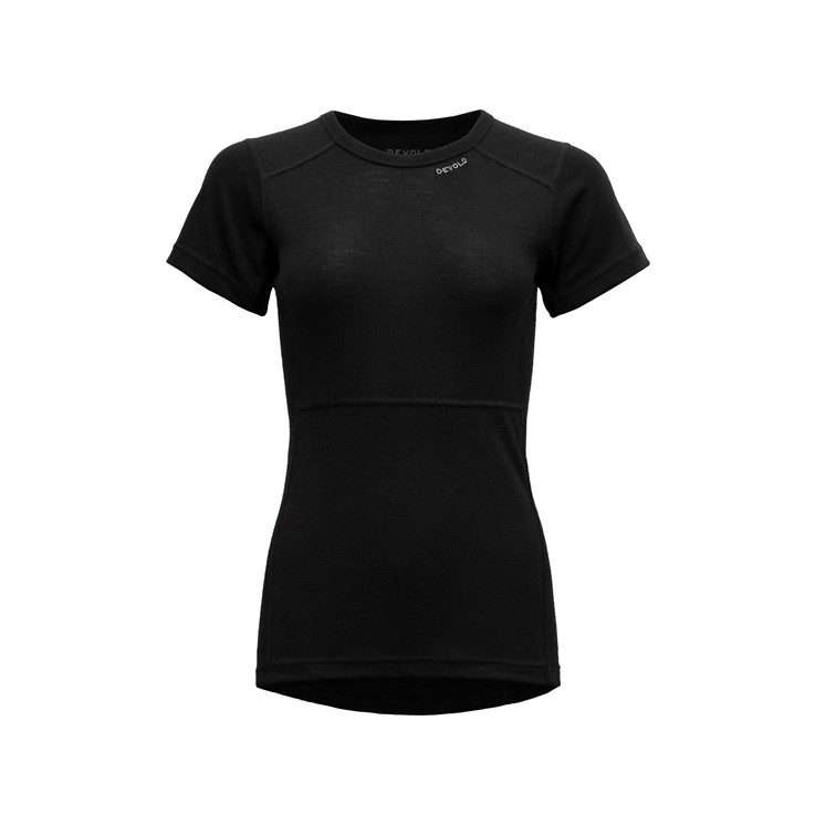 Devold dámské triko s krátkým rukávem Lauparen Merino 190 T-Shirt Barva: black, Velikost: L