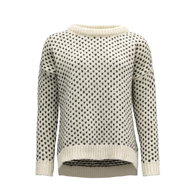 Devold dámský vlněný svetr Nordsjo Wool Sweater Barva: OFFWHITE, Velikost: XS