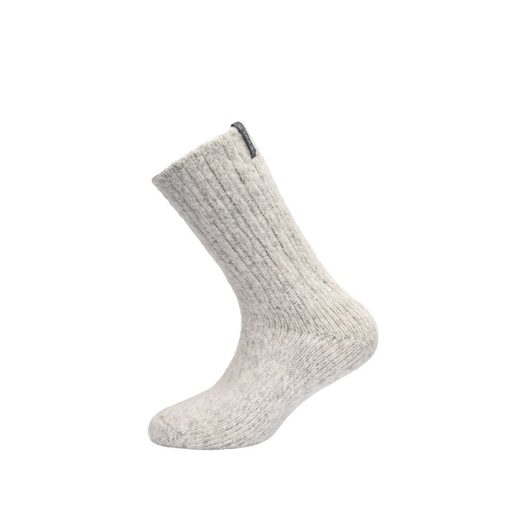 Devold dětské ponožky Nansen Wool Sock Kid Barva: Grey melange, Velikost: 25-27