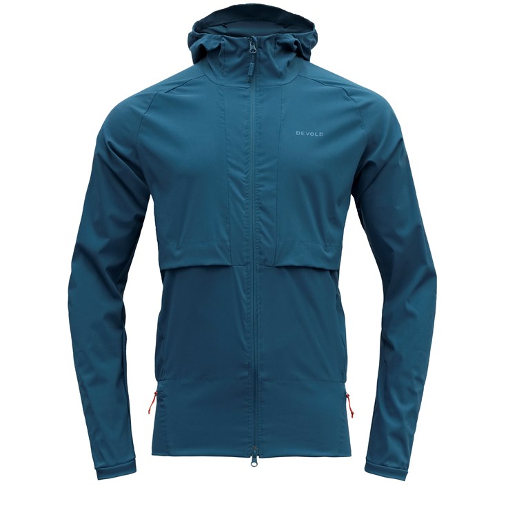 Devold pánská běžecká bunda Running Merino Jacket Barva: FLOOD, Velikost: M