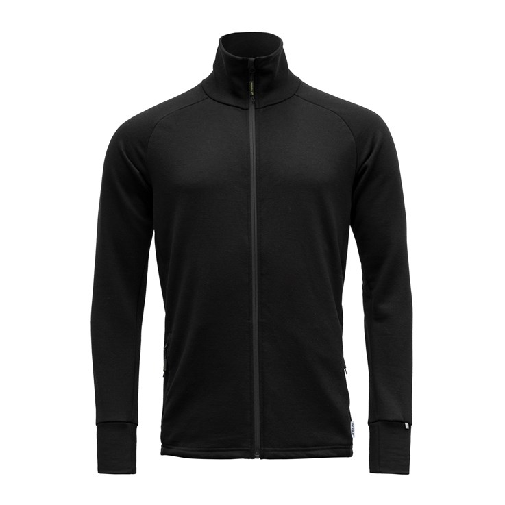 Devold pánská mikina Nibba Merino Jacket Barva: CAVIAR, Velikost: XXL