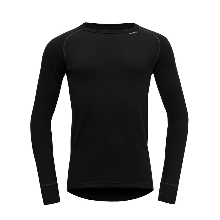Devold pánské triko s dlouhým rukávem Expedition Merino 235 Shirt Barva: black, Velikost: XL