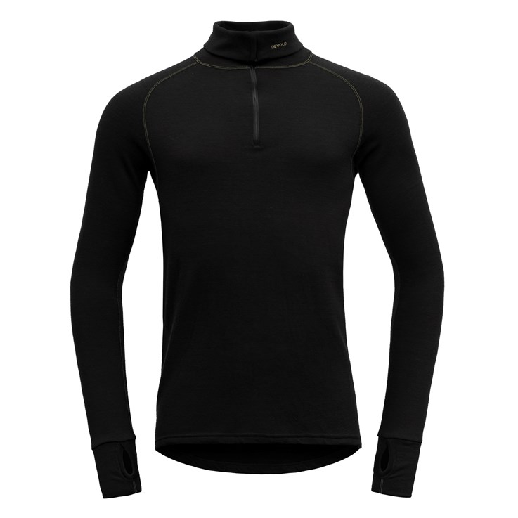 Devold pánský rolák se zipem Expedition Merino 235 Zip Neck Barva: black, Velikost: L