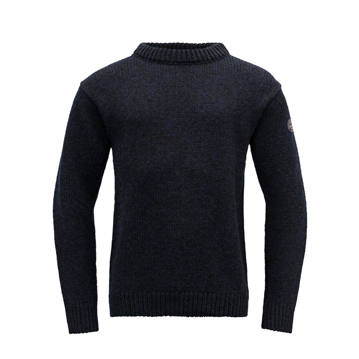 Devold vlněný svetr Nansen Wool Sweater Barva: Navy, Velikost: XL