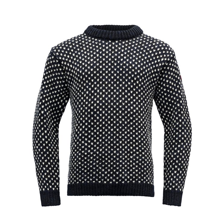 Devold vlněný svetr Nordsjo Wool Sweater Barva: Navy, Velikost: L