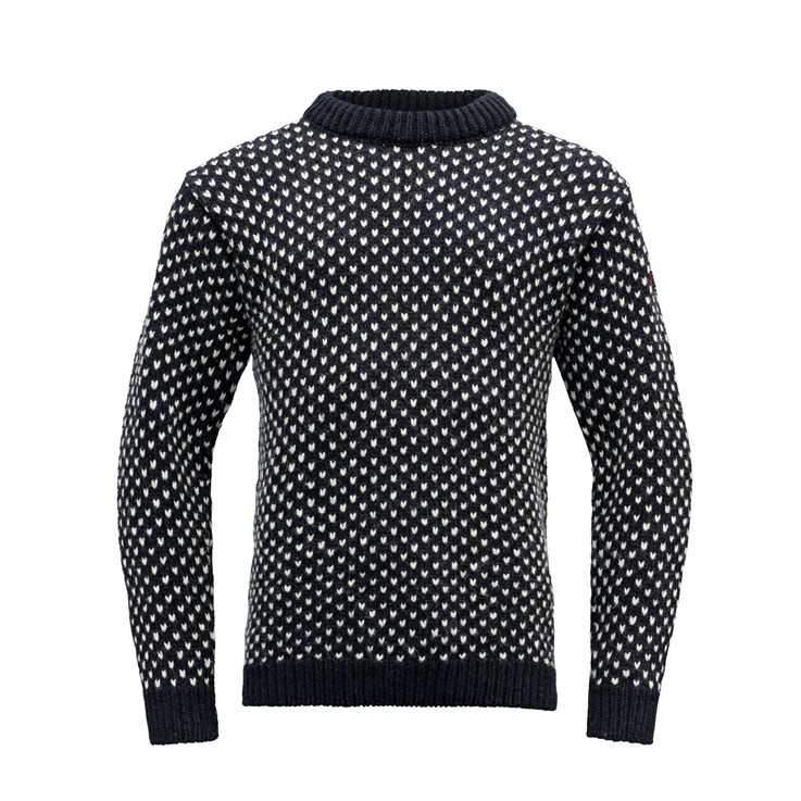Devold vlněný svetr Nordsjo Wool Sweater Barva: Navy, Velikost: XS