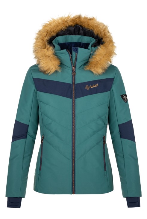 Kilpi dámská lyžařská bunda Alisia-W Barva: tmavě zelená, Velikost: 36