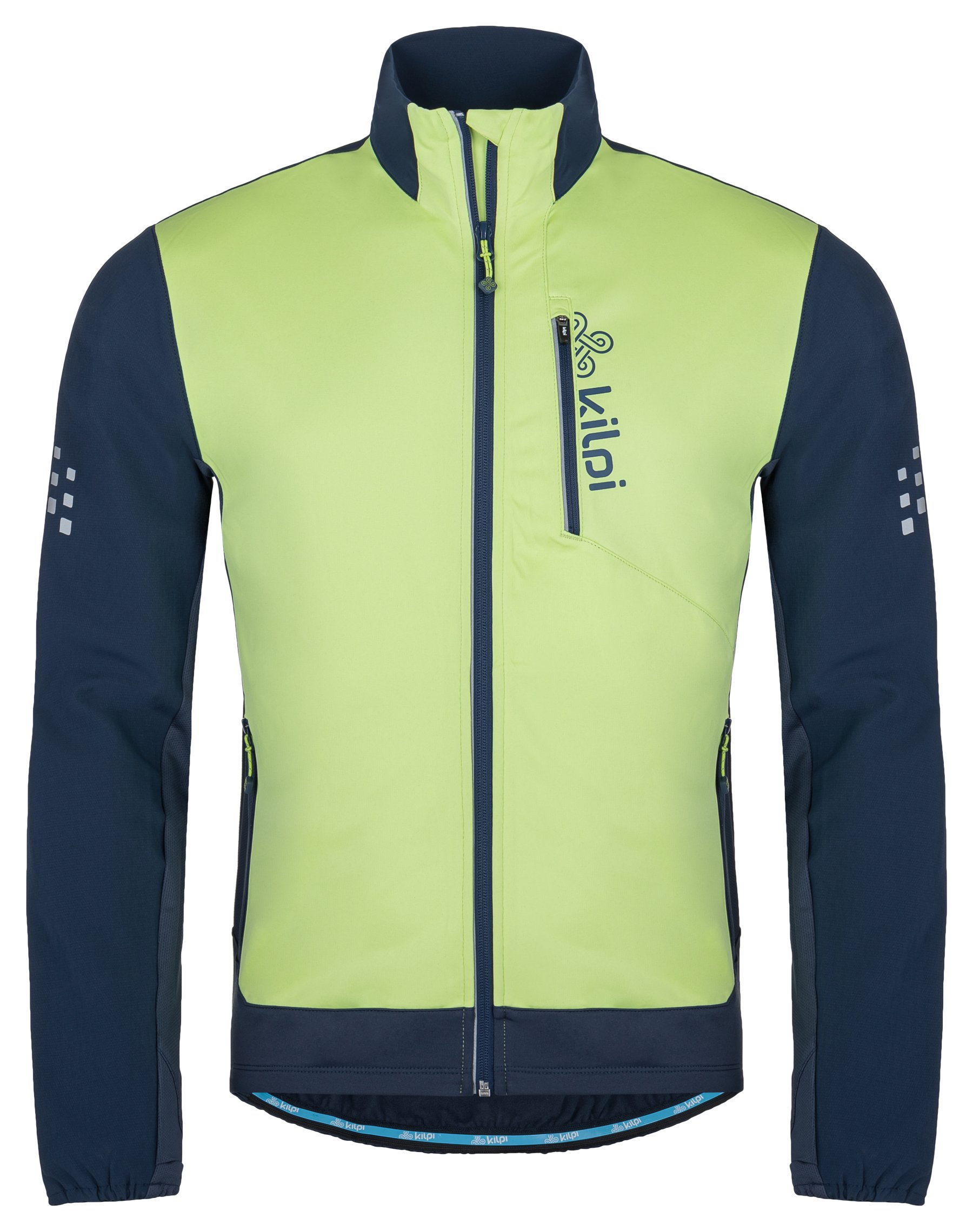Kilpi pánská běžecká bunda Nordim-M Barva: světle zelená, Velikost: L