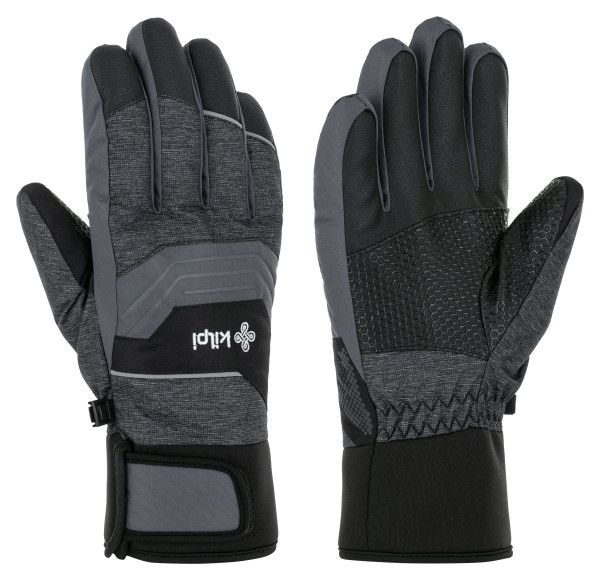 Kilpi lyžařské rukavice Skimi-U Barva: tmavě šedá, Velikost: XL