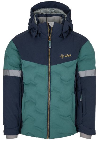 Kilpi chlapecká lyžařská bunda Teddy-Jb Barva: tmavě zelená, Velikost: 152