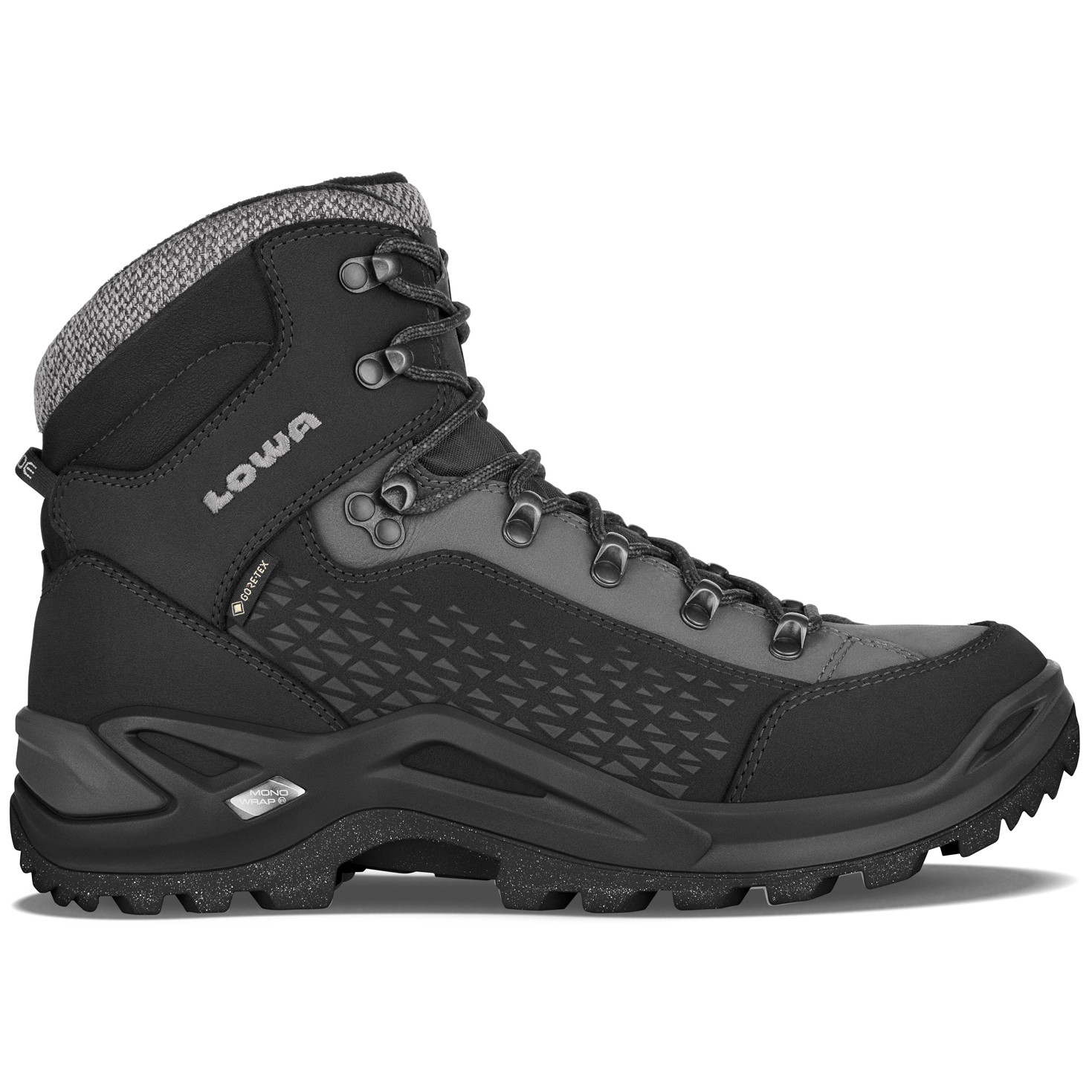 Lowa boty RENEGADE Warm GTX MID black Velikost: 10,5 UK (45 EU)