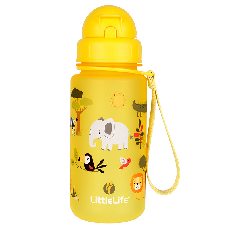 Littlelife dětská lahvička na vodu od 3 let Water Bottle 400ml Barva: safari