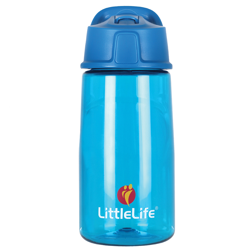 Littlelife dětská lahvička na vodu s brčkem Flip-Top Water Bottle 550ml Barva: blue